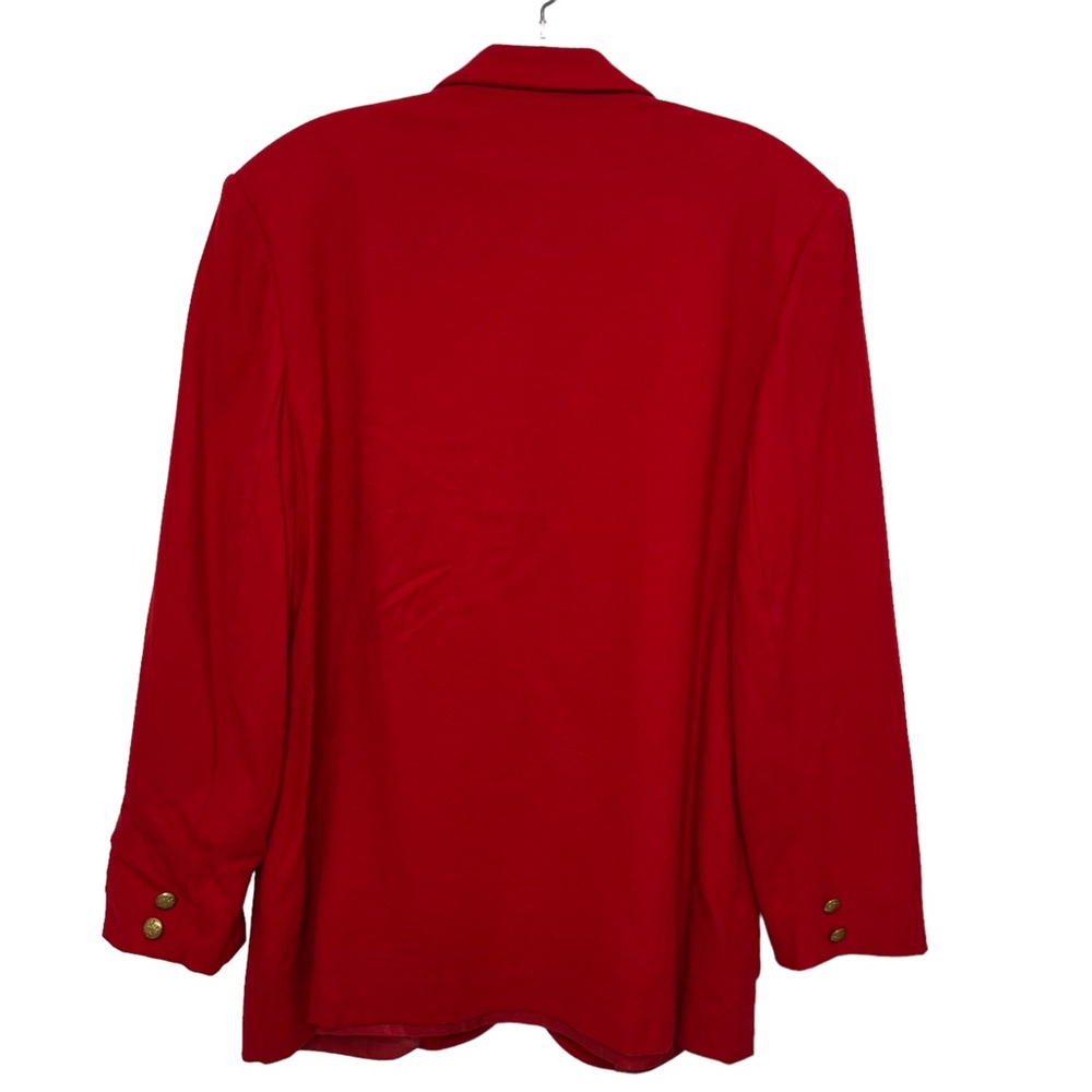 Pendleton Red 100% Wool Blazer Jacket - image 2